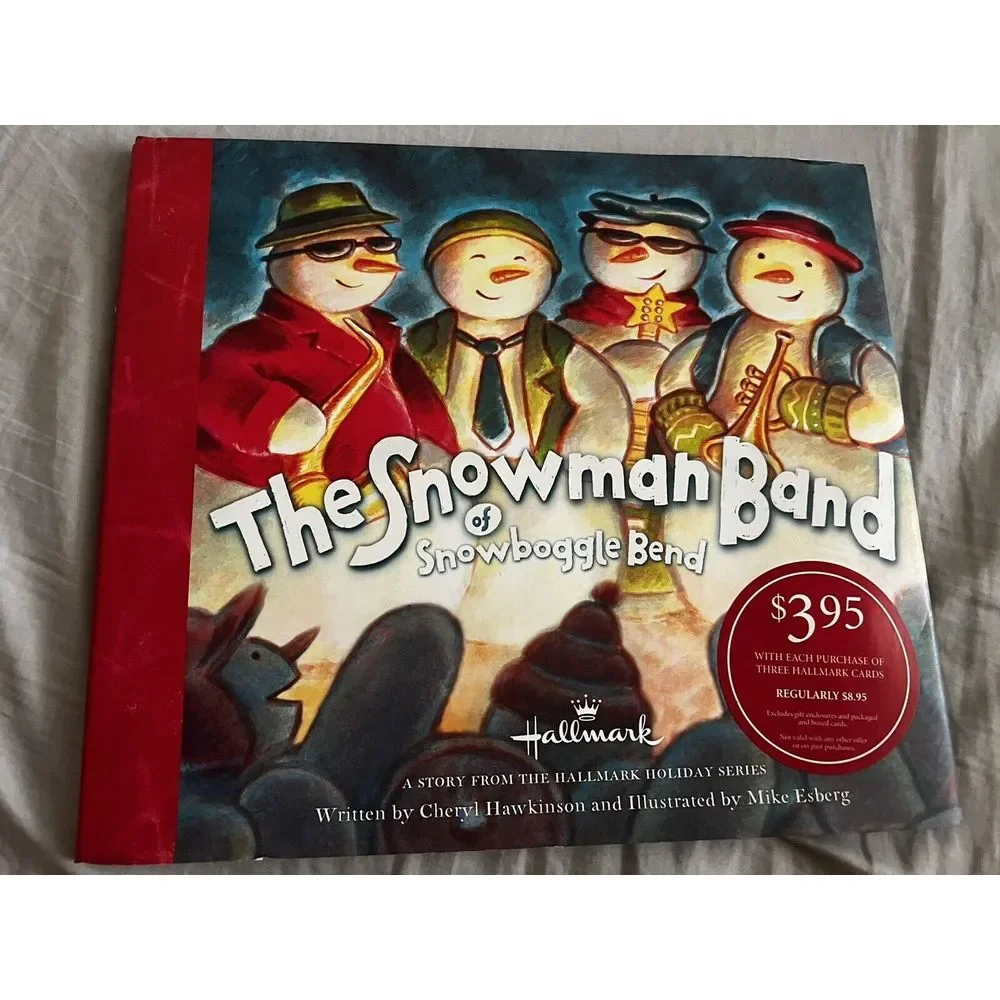 Hallmark The Snowman Band of Snowboggle Bend Hardcover Book -‎ NEW