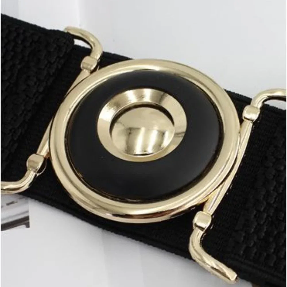 Waist Circle belt Gold/Black