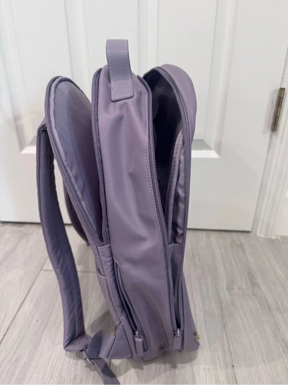 NWT Beis The Commuter Backpack in Lavendar