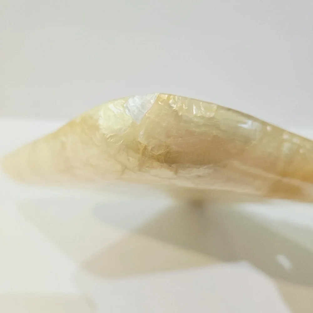 Vintage Capiz Shell Tray 8 3/4