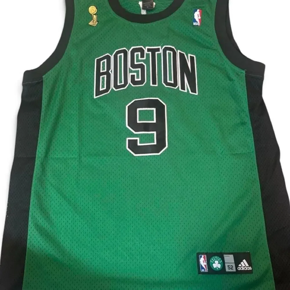Rajon Rondo Boston Celtics Adidas NBA Jersey  Finals Trophy Patch Size 52