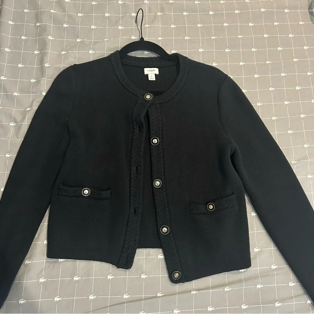 J. Crew crew black button