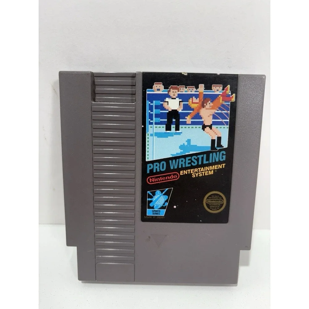 Pro Wrestling NES Nintendo  Cartridge & Original‎ Nintendo Sleeve  Rare
