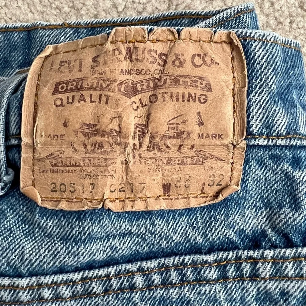 Vintage 1985 Levi’s Orange Tab 517 Bootcut Jeans Made in USA Tag 38 X 32
