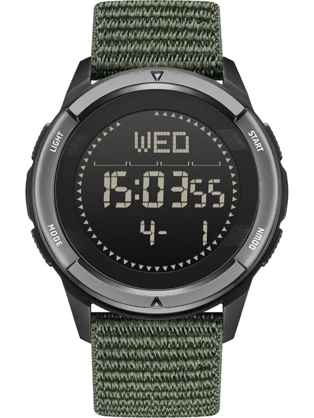 Men's Military Watch - Waterproof Carbon Fiber, Date Display, Tactical Nylon