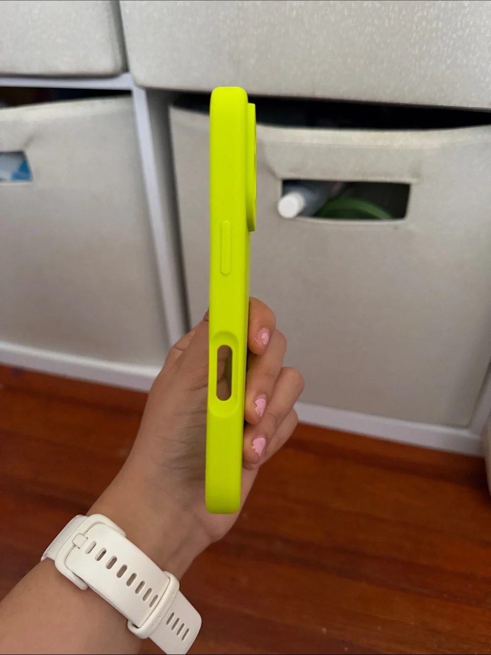 Neon Green Silicone iPhone 16 pro Case - Protective Slim Fit