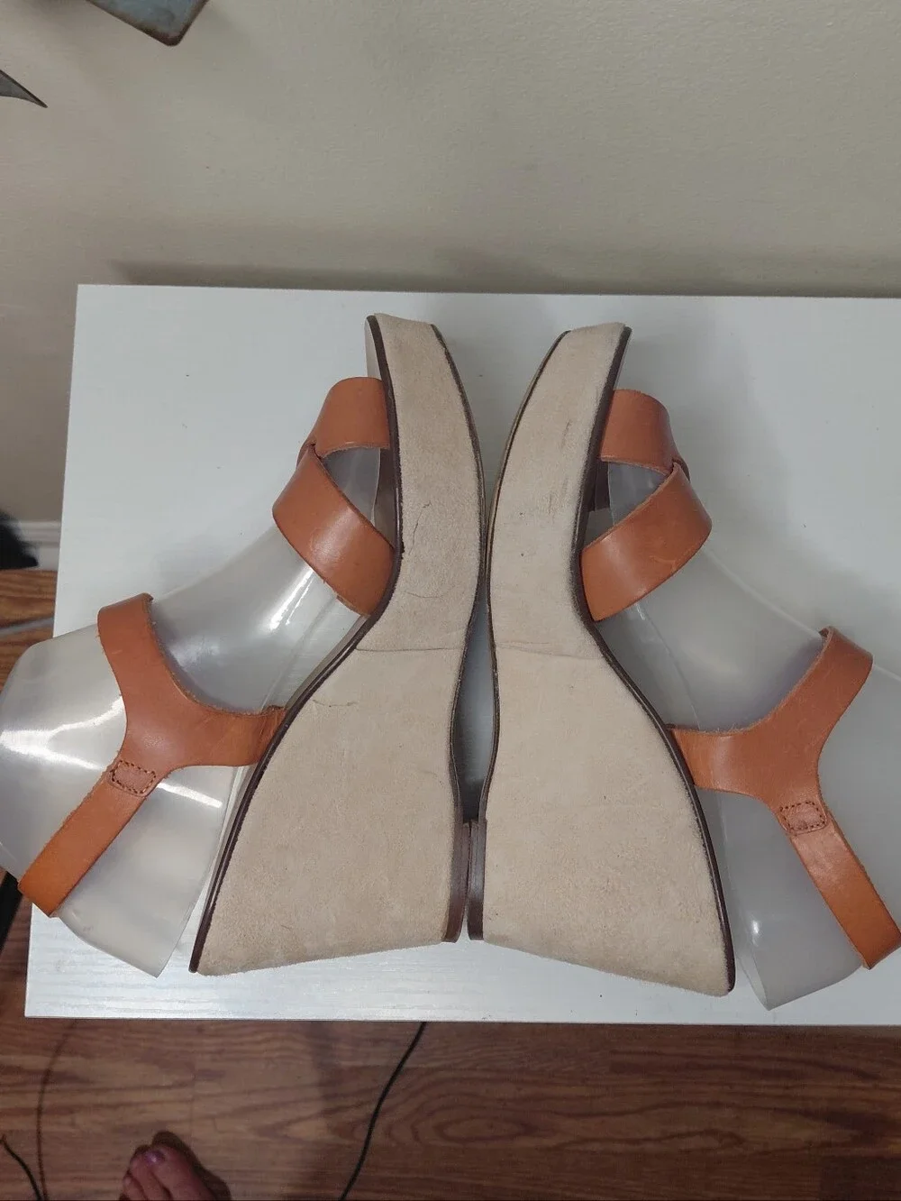 J. Crew stylish cognac