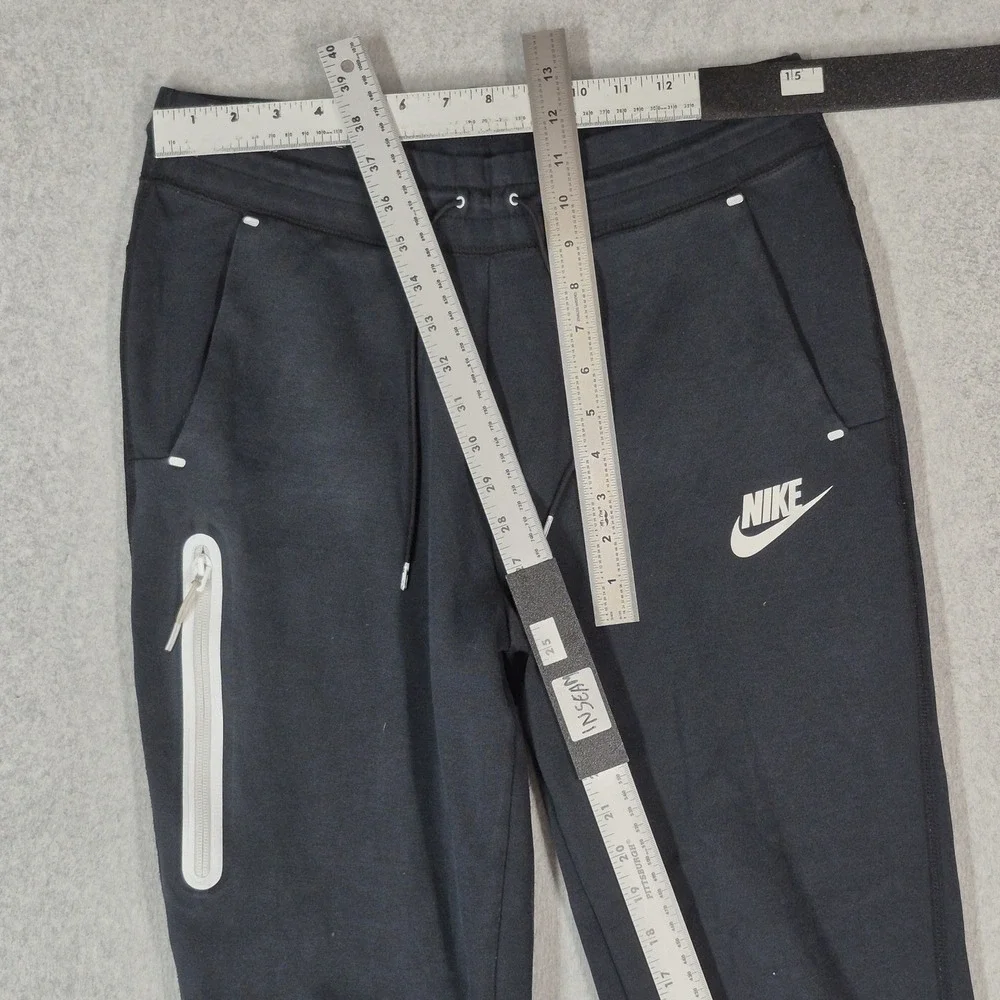 Nike Women Activewear Pants M Black Jogger Tech Fleece Swoosh 931828-011