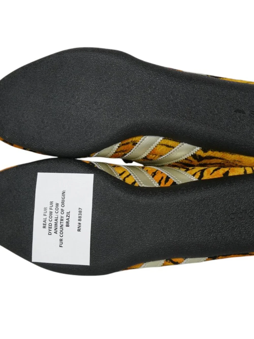 Adidas Tokyo Women’s Tiger Print Sneakers Yellow Gold Black IH6638 Size 12