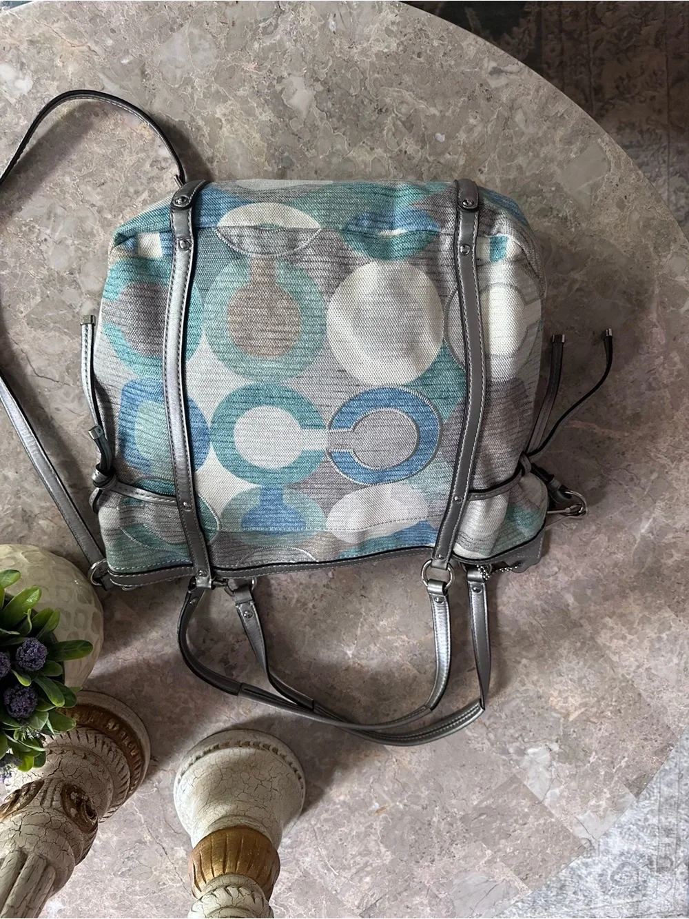 Coach strap branding spacious