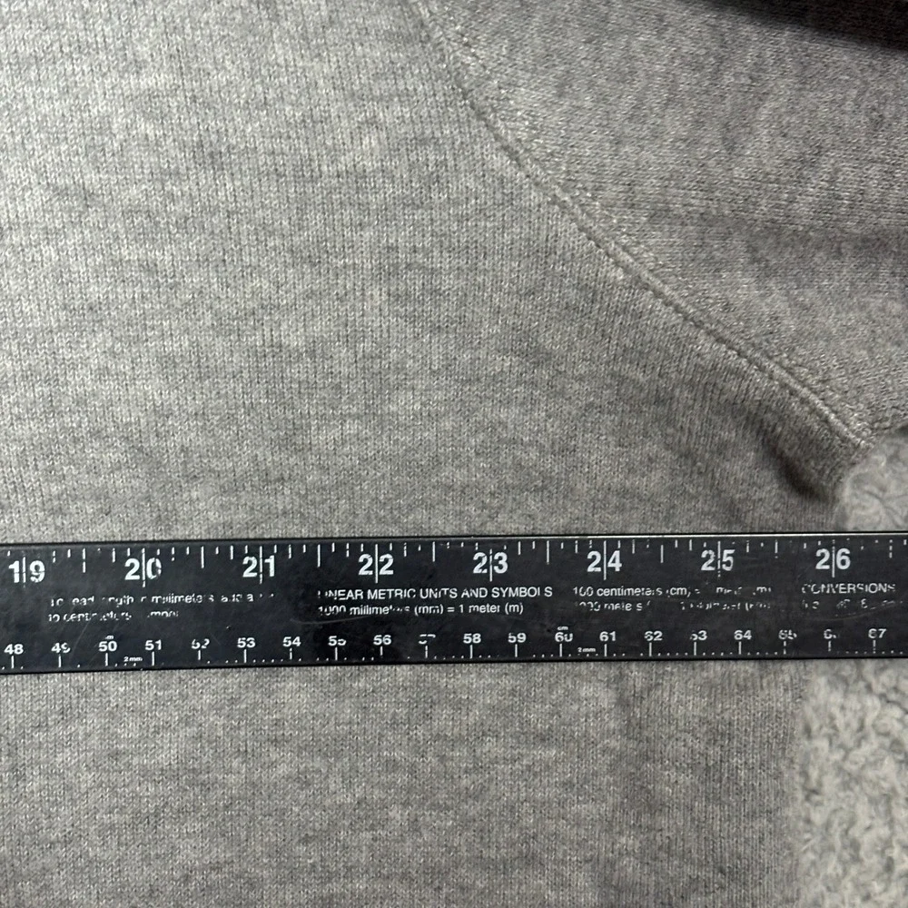 Polo Ralph Lauren Mens XL Quarter Zip Pullover Sweater Winter Grey Cotton 1719