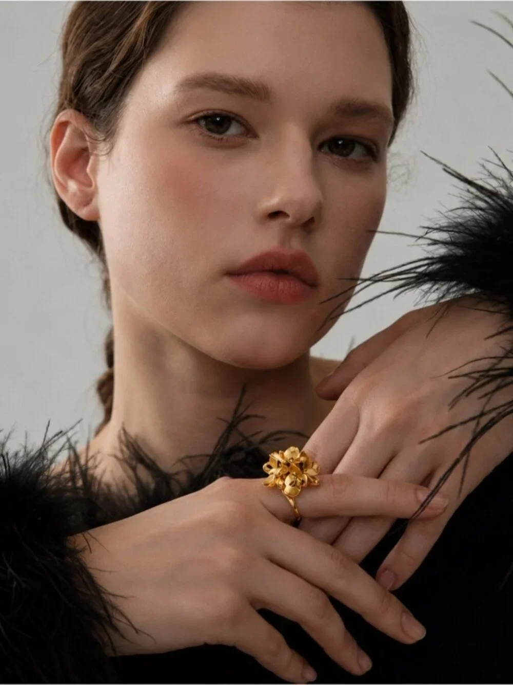 Anthropologie bold gold