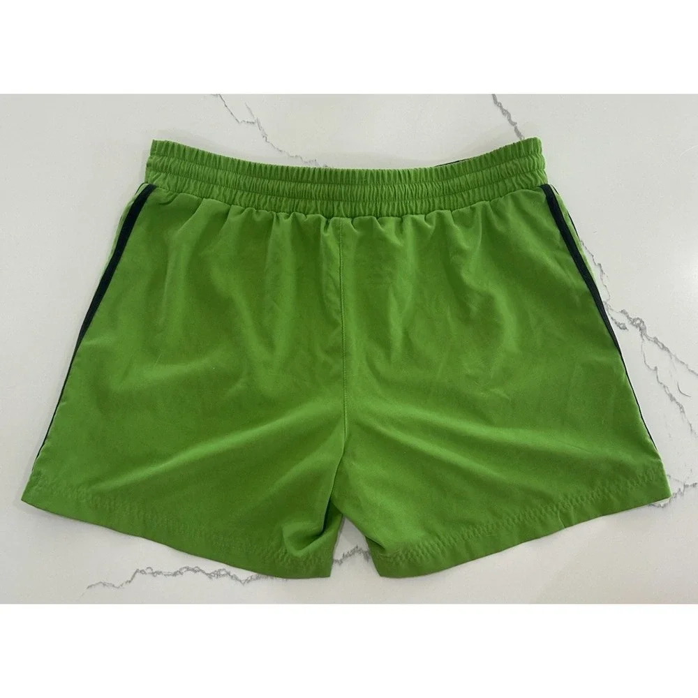 green adidas athletic shorts women