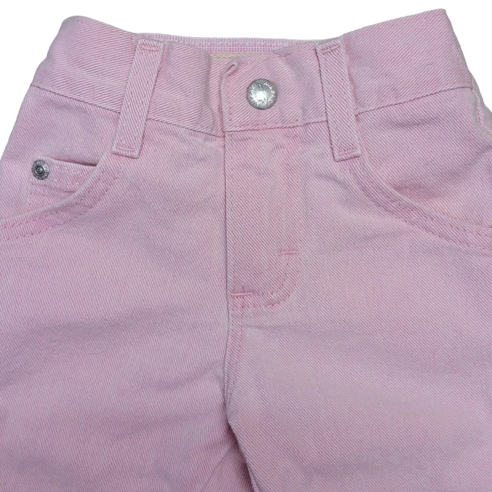 VTG 90s‎ Riders by Lee Pink Denim Jeans Girls Sz 12M Straight Leg 100% Cotton