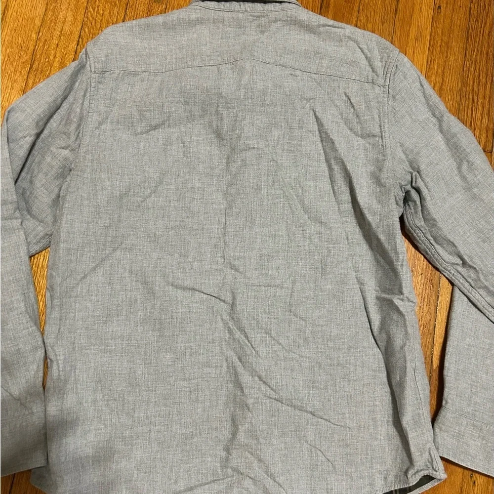 Banana‎ Republic Untucked Fit Long Sleeve Button Up Lined Shirt/Shacket  Sz L