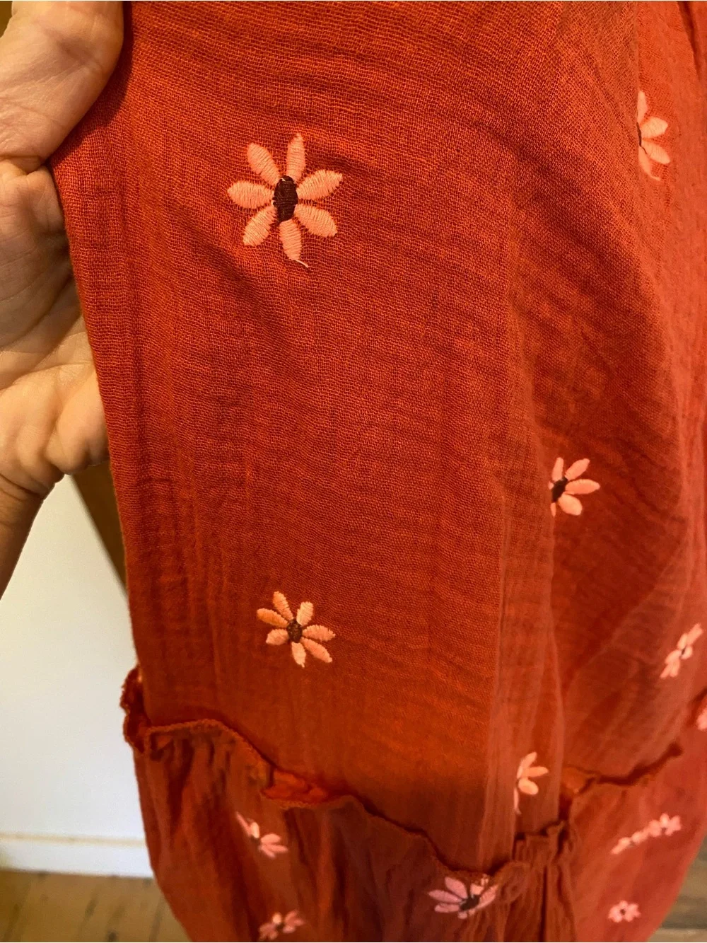 Source Unknown smocked bodice