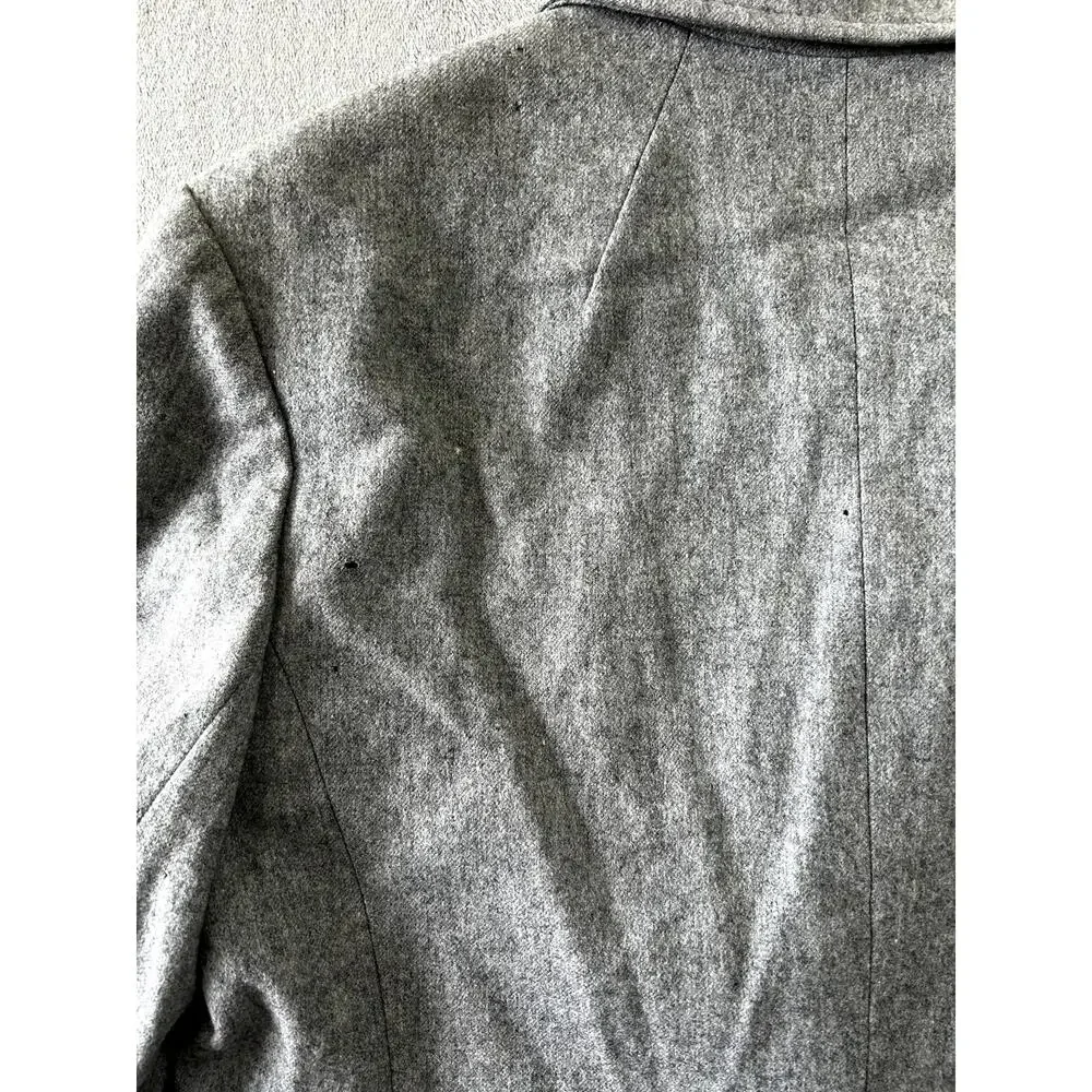 Vintage 60s-70s Pendleton 100% Virgin Wool Blazer Jacket‎ Gray Made in USA Sz S