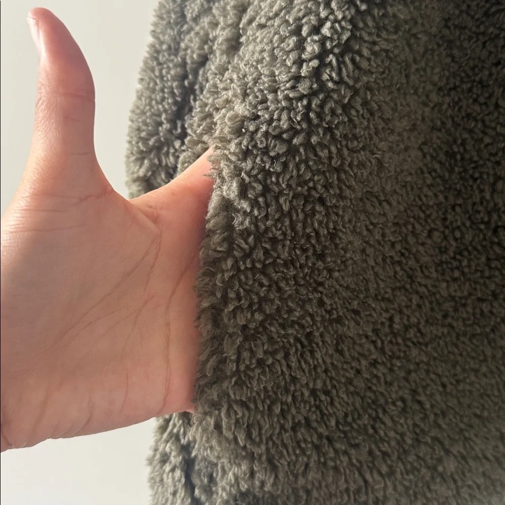 Lululemon Olive Green Sherpa Jacket 6