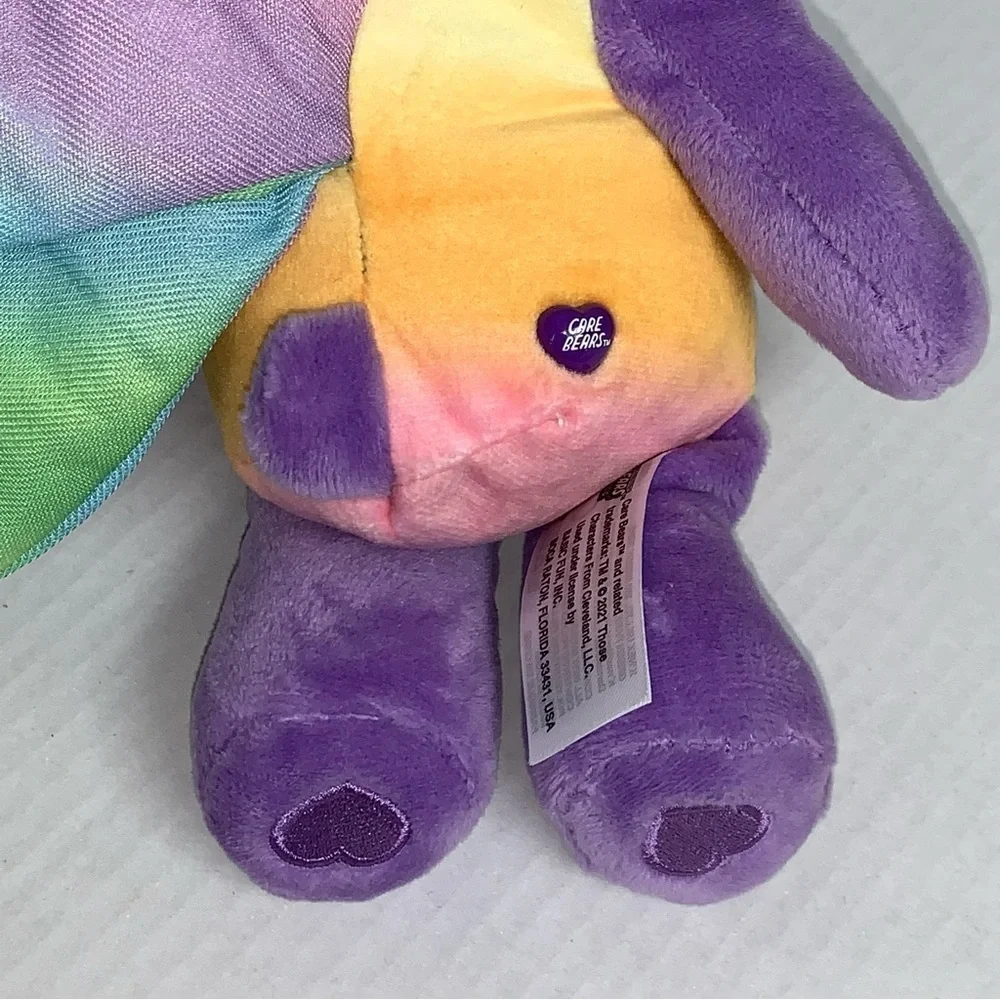 Care Bear Butterfly Share Care Bear Bean Stuffed Animal Plush Doll 9