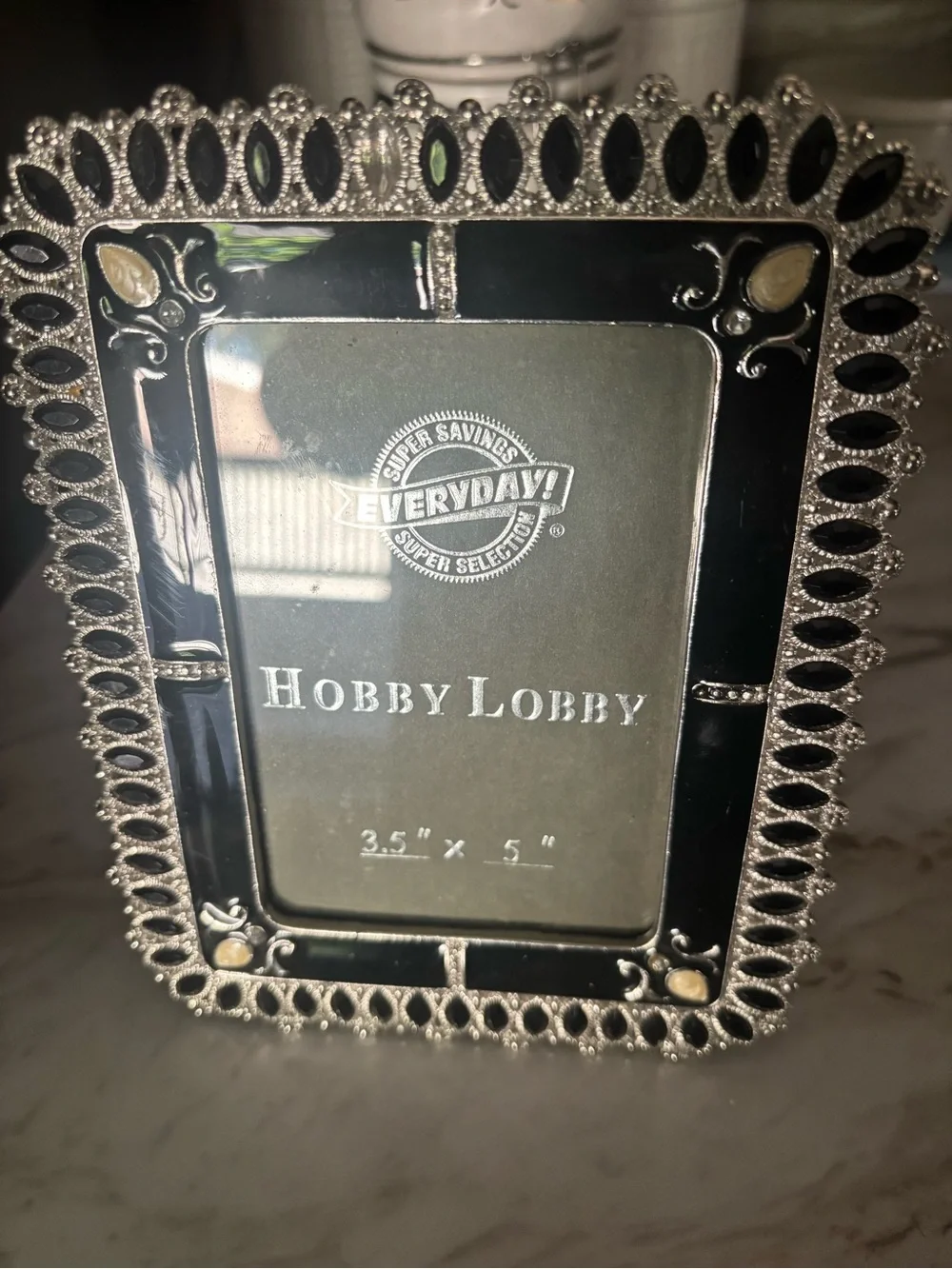 Hobby Lobby‎ Black and Silver Ornate Filigree Frame