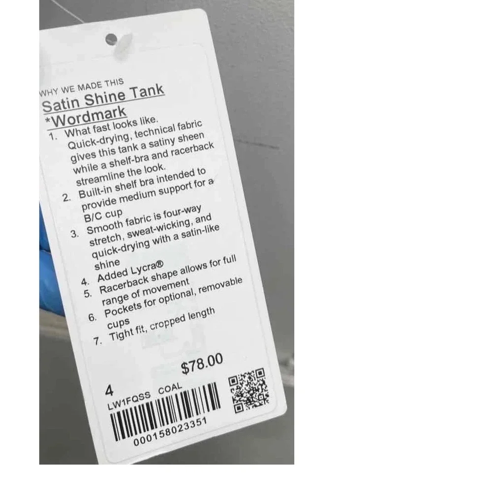 lululemon athletica satin shine