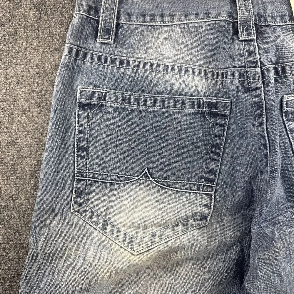 Avirex Classics Jeans Mens 36x30 Baggy Wide Leg Light Wash Y2K Hip Hop Vintage