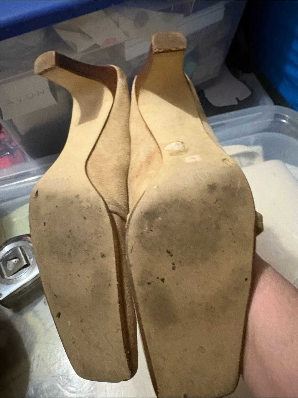 Franco Sarto suede upper