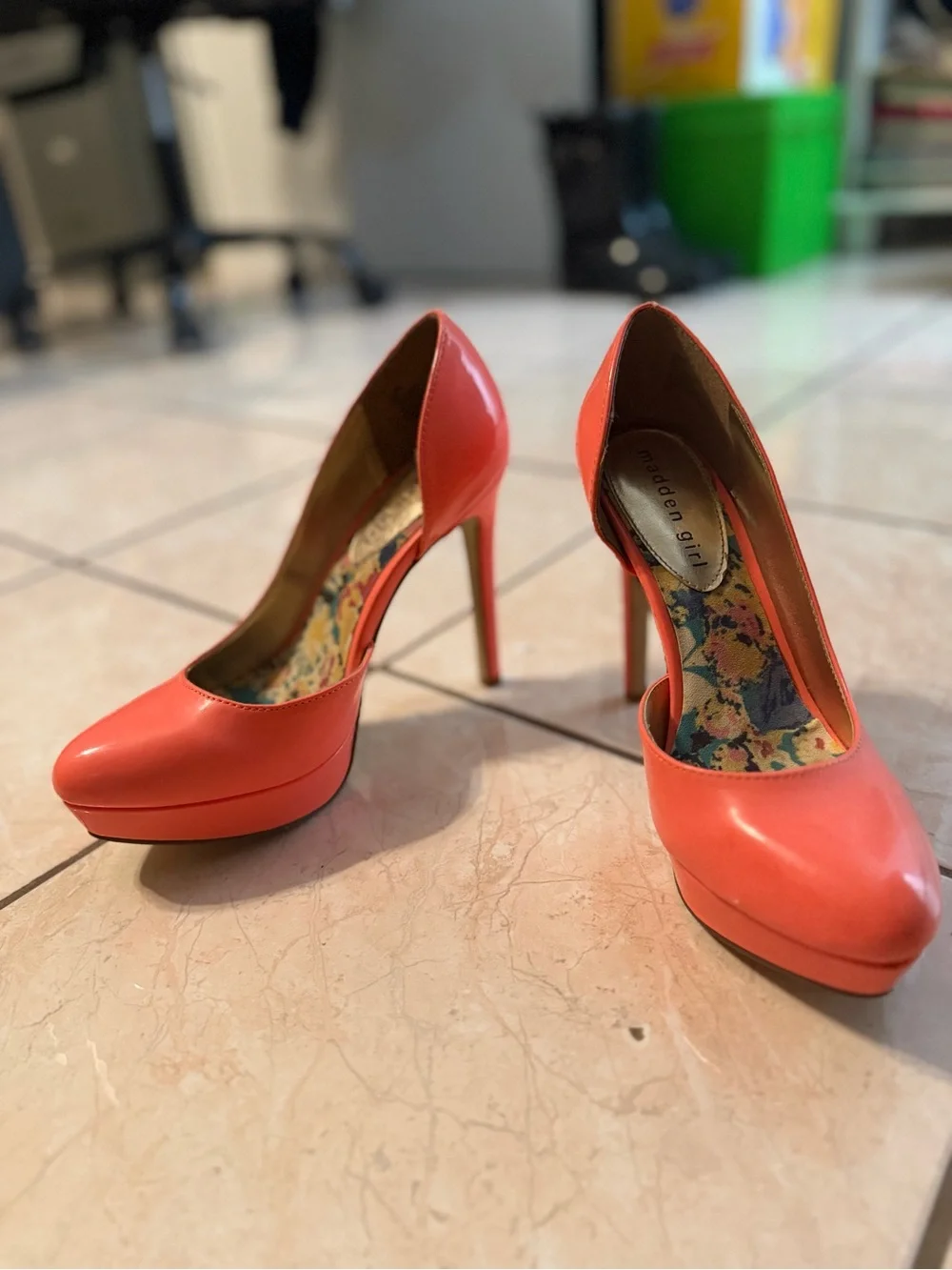 Madden Girl sleek coral