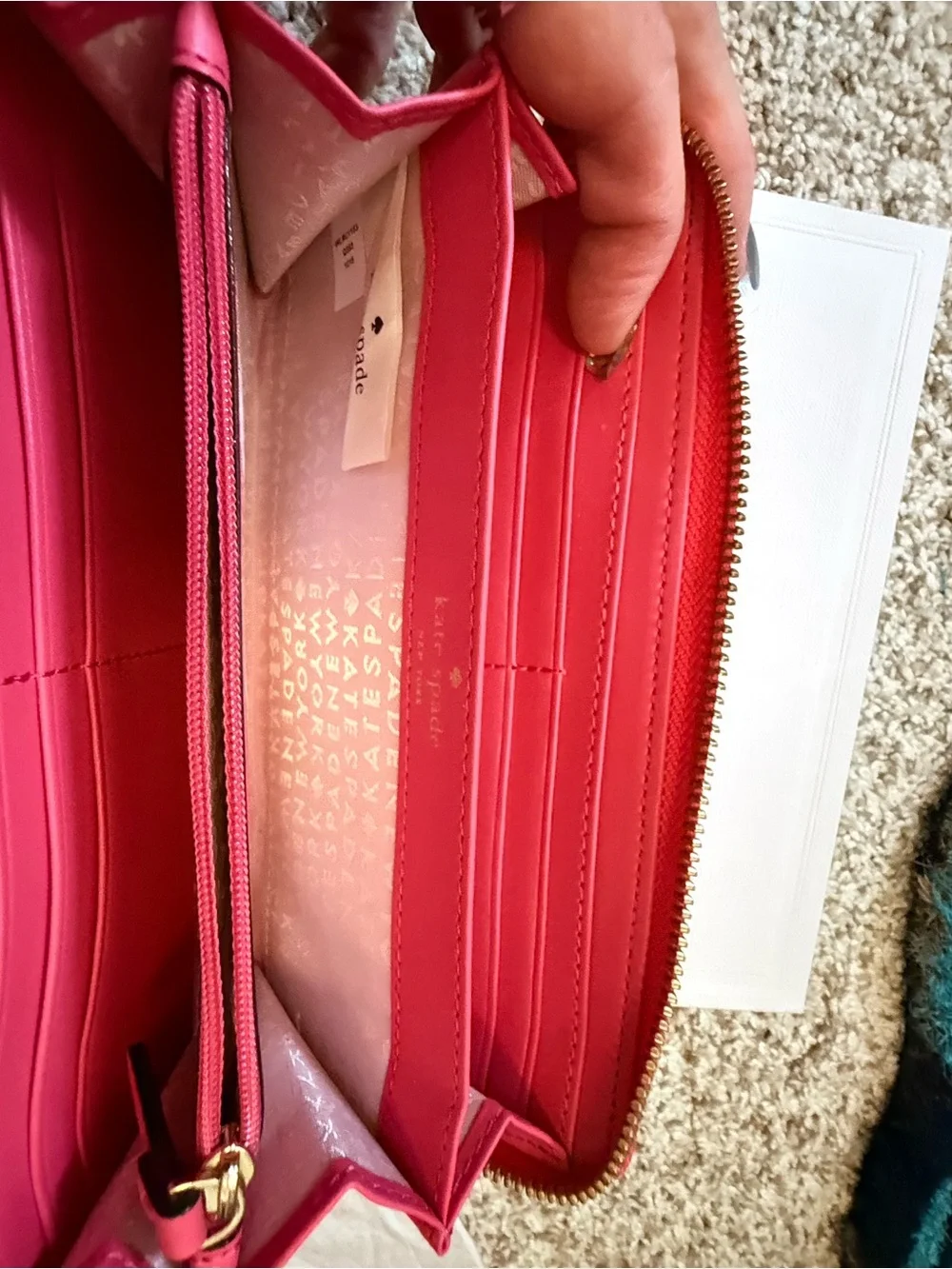 kate spade pebbled leather