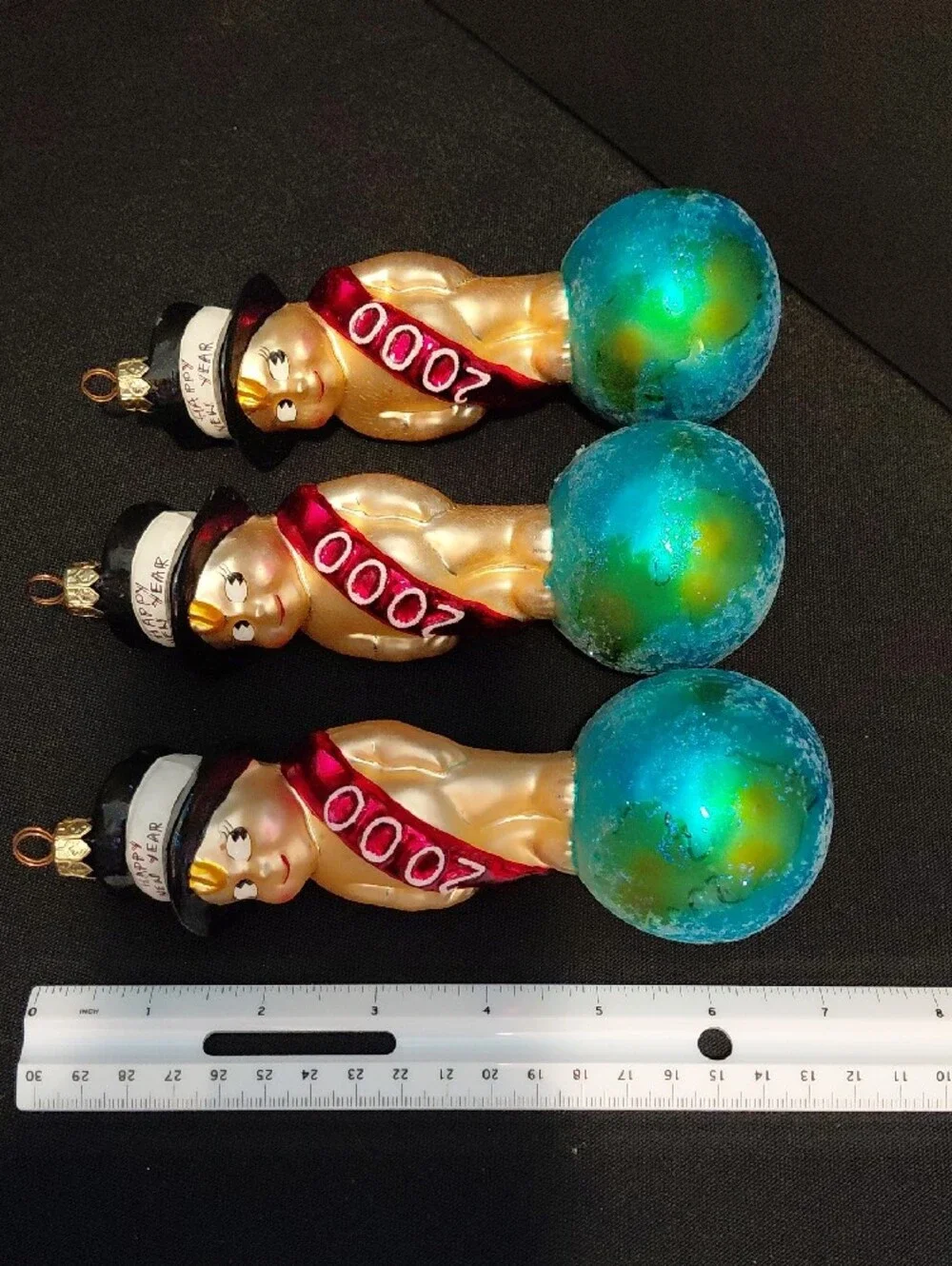 VINTAGE 2000 CHRISTOPHER RADKO ORNAMENTS