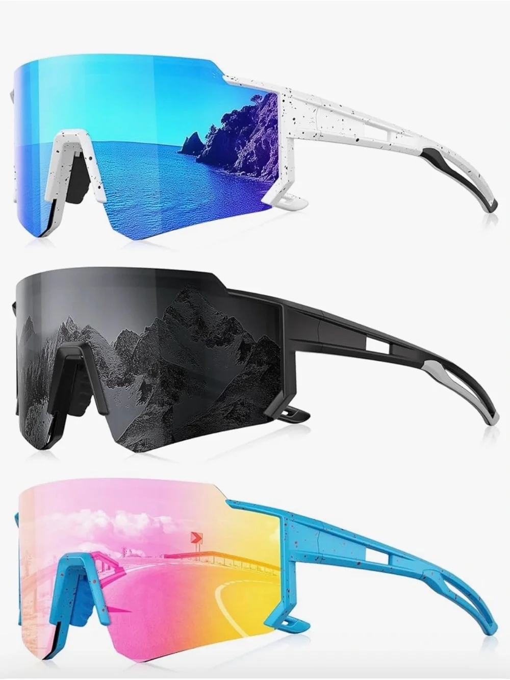 HD Polarized Sports Sunglasses - Multiple colors  request  availability. Unisex