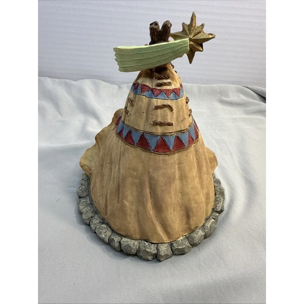 Vintage 1992 House of Lloyd Native American Nativity Teepee Creche Replacement