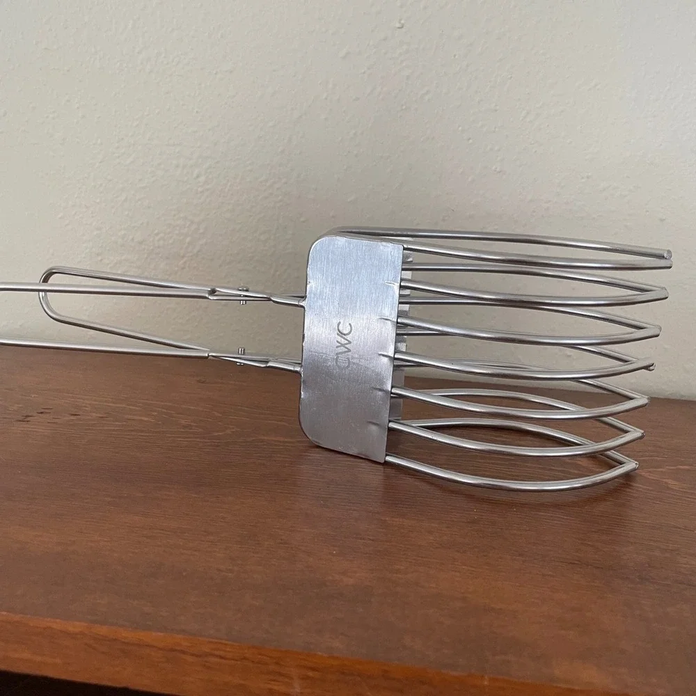 CWC Stainless Steel Heavyweight NWOT Tongs for Slicing Bread or‎ Meat Kitchen