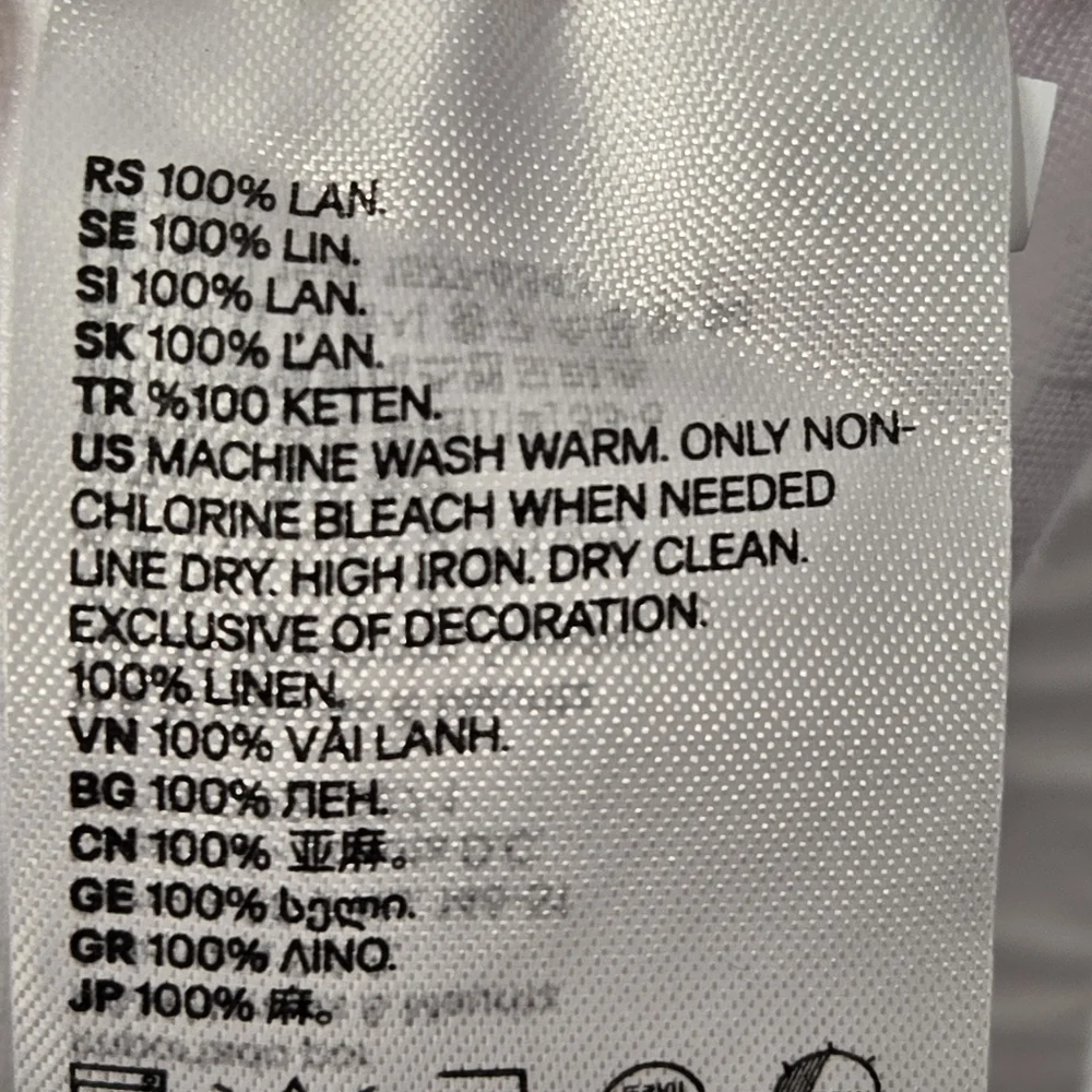 H&M 100% linen