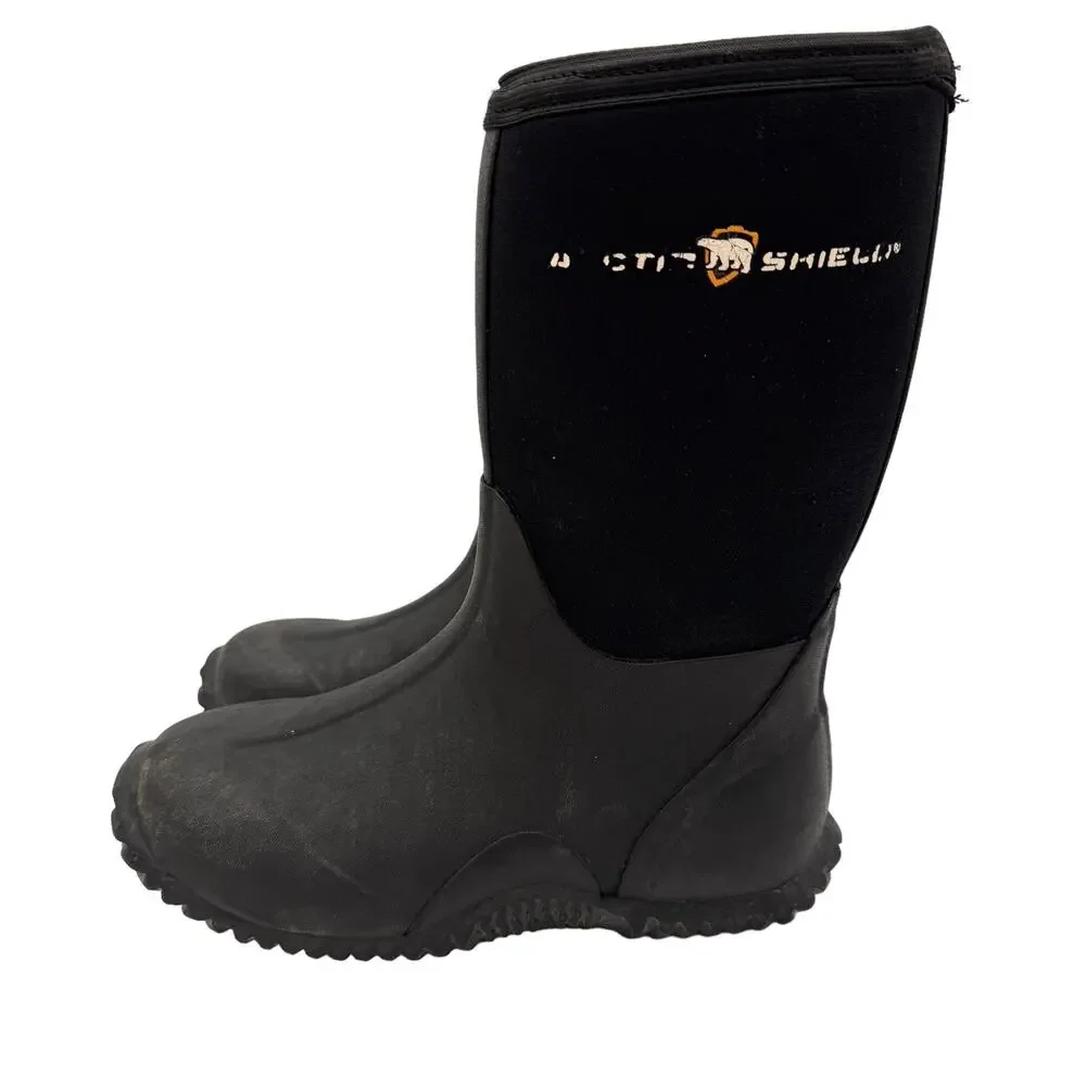 Arctic Shield Youth Sz: 2M Waterproof Rubber Neoprene Outdoor Boots AS-Y100-B