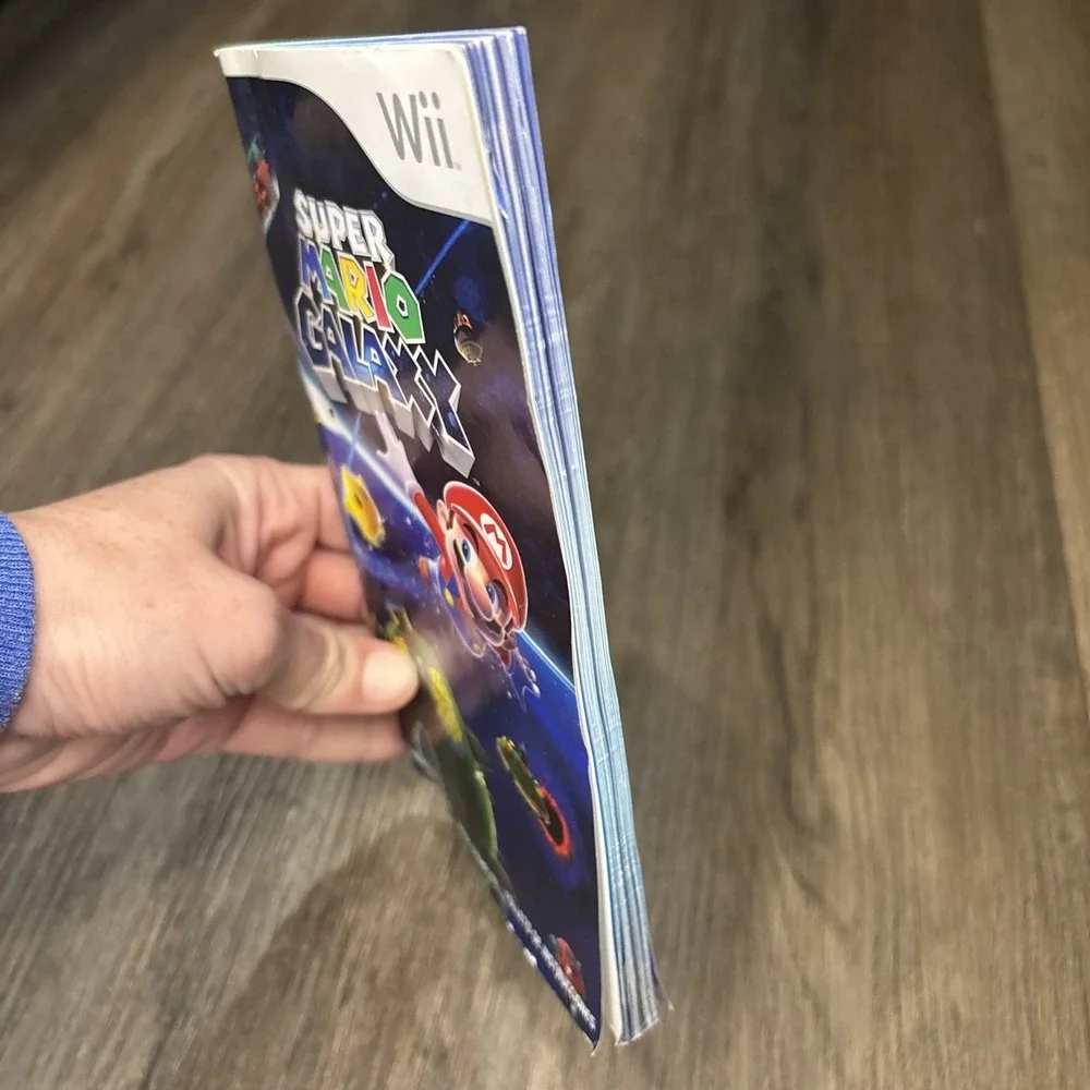 (Manual Only) Super Mario Galaxy - Nintendo Wii Authentic Instruction‎ Booklet