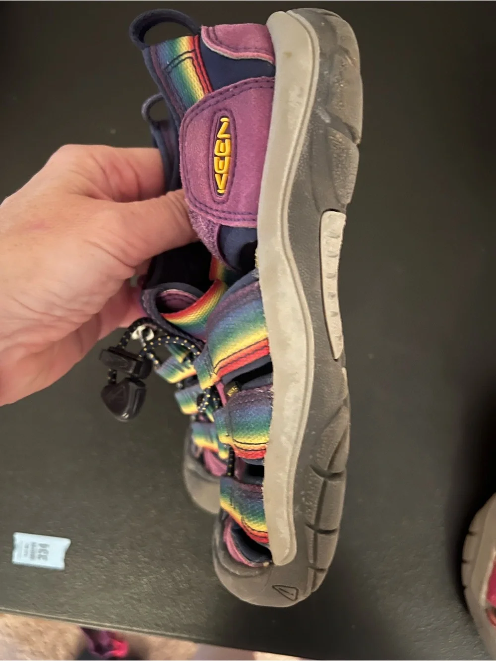 Keen Kids Rainbow Strap Sandals - Purple/Navy