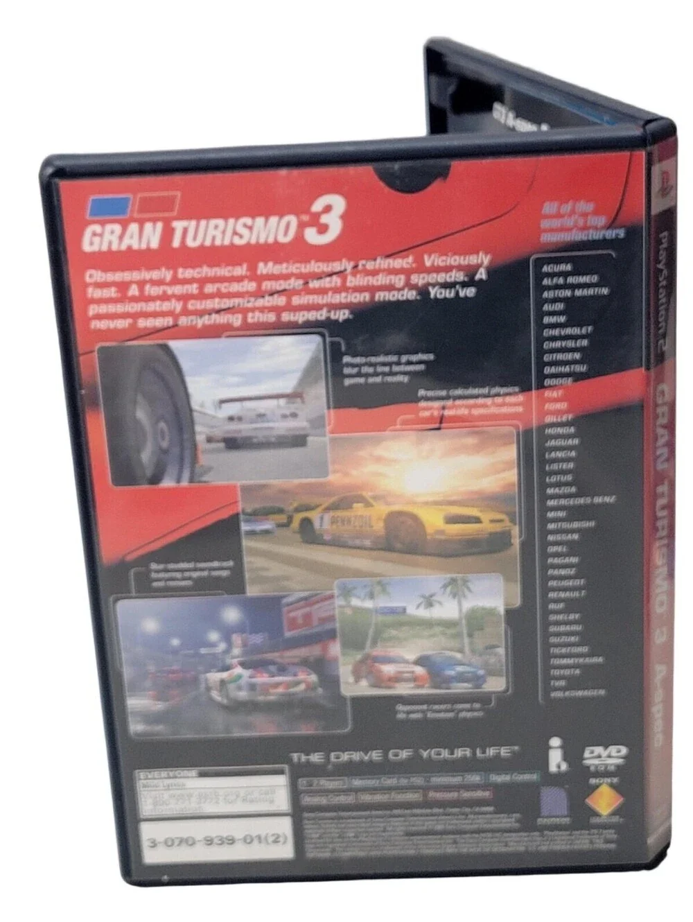 Gran Turismo 3 PS2 Alt Artwork - CIB W/ Manual - PlayStation 2