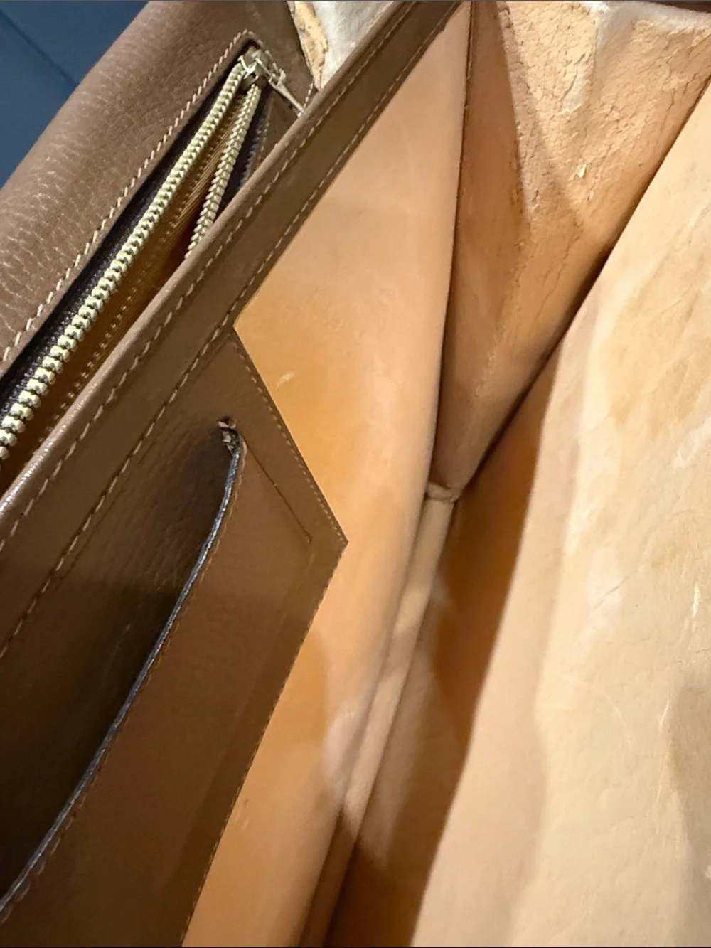Leather Bally Attache Briefcase
