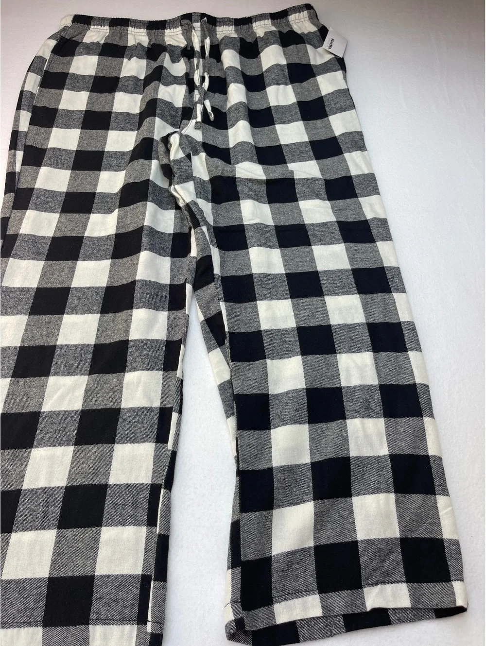Sonoma Essential Flannel Pajama Pants Black and White Checkered