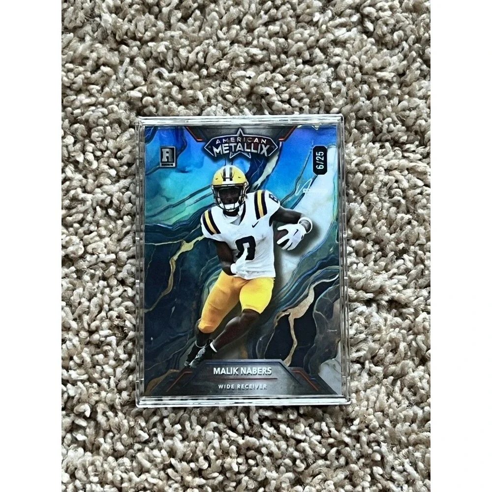 2023 Wild Card Metallix Malik Nabers Rookie Card 6/25