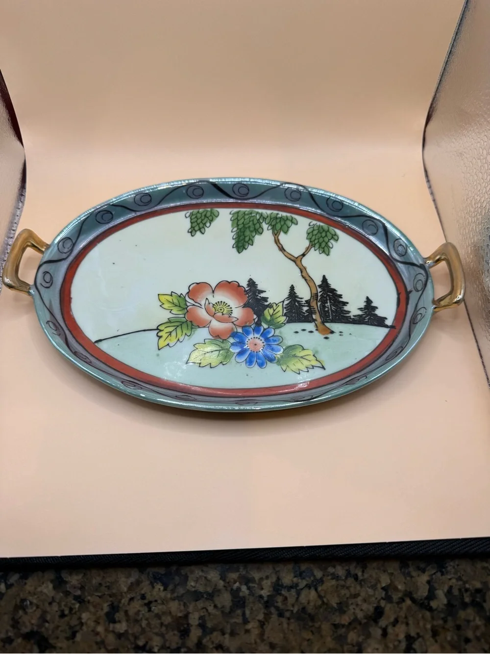Vintage TT Takito Lusterware Condiment Set