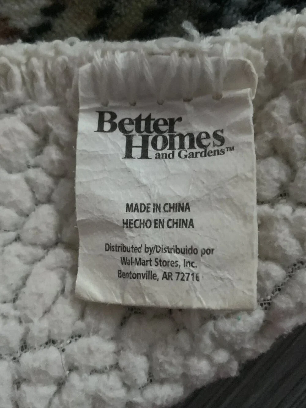 Better Homes & Gardens Plaid Sherpa Reversible Throw Blanket Neutral Gray Tan