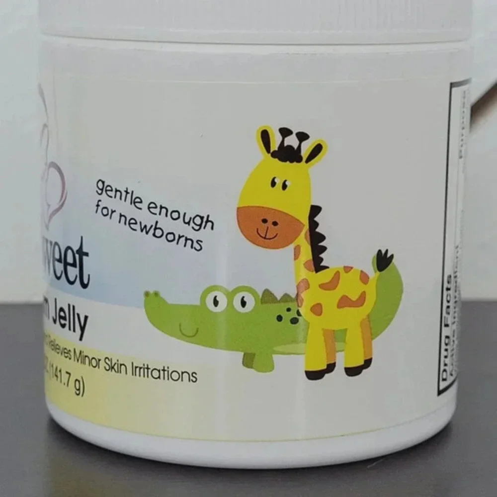 Baby Sweet Petroleum Jelly‎ Skin Protectant 5 Oz For Newborns  14CT
