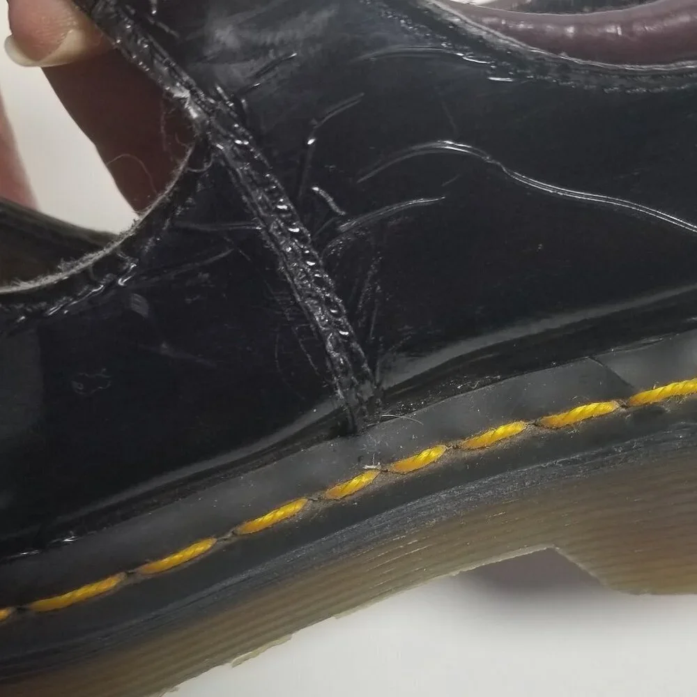 Dr. Martens Maccy Mary Jane Girls Patent Leather Shoes Sz 13-1