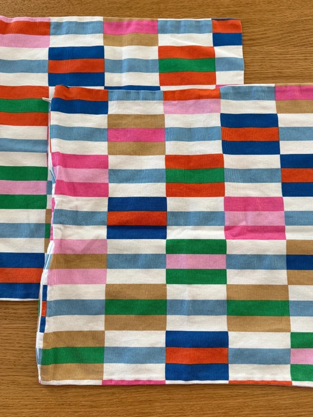 2 Pcs IKEA KLIBBKORSORT Cushion Cover Multicolor 20