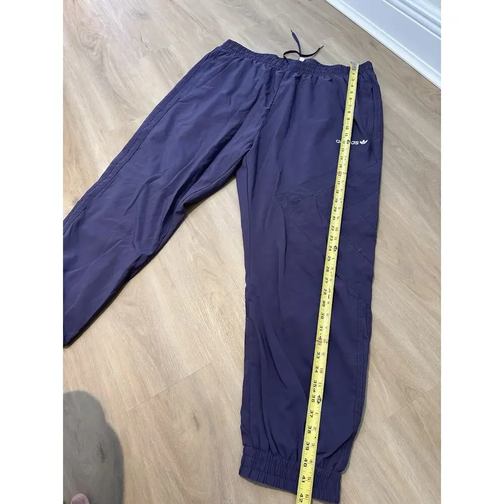 Adidas Sports Jacket Pants Set Originals Stand Trefoil Logo Collar Purple 2XL