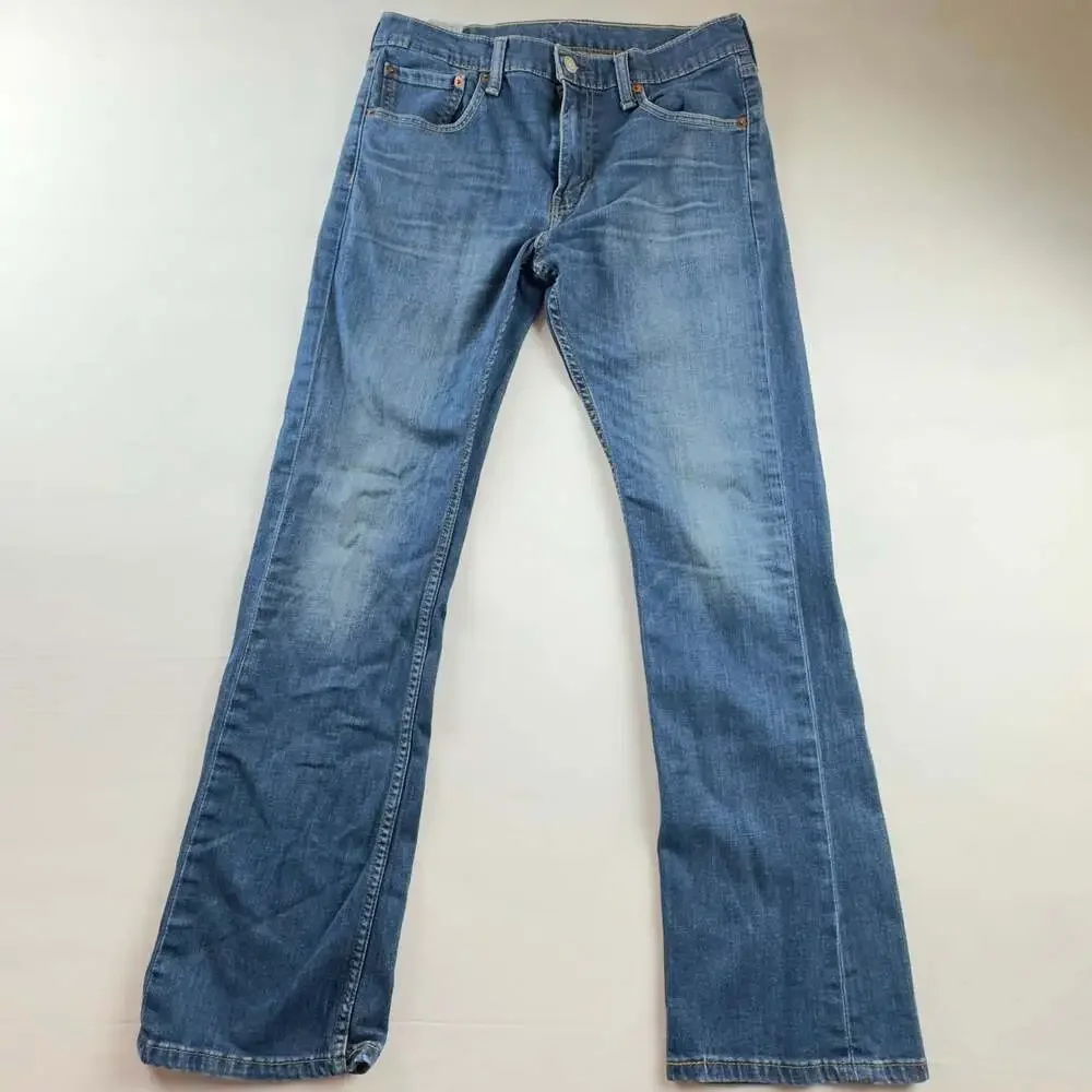 Levi's 527 Slim Bootcut Denim Jeans Men's W32 L30 Blue Medium Wash