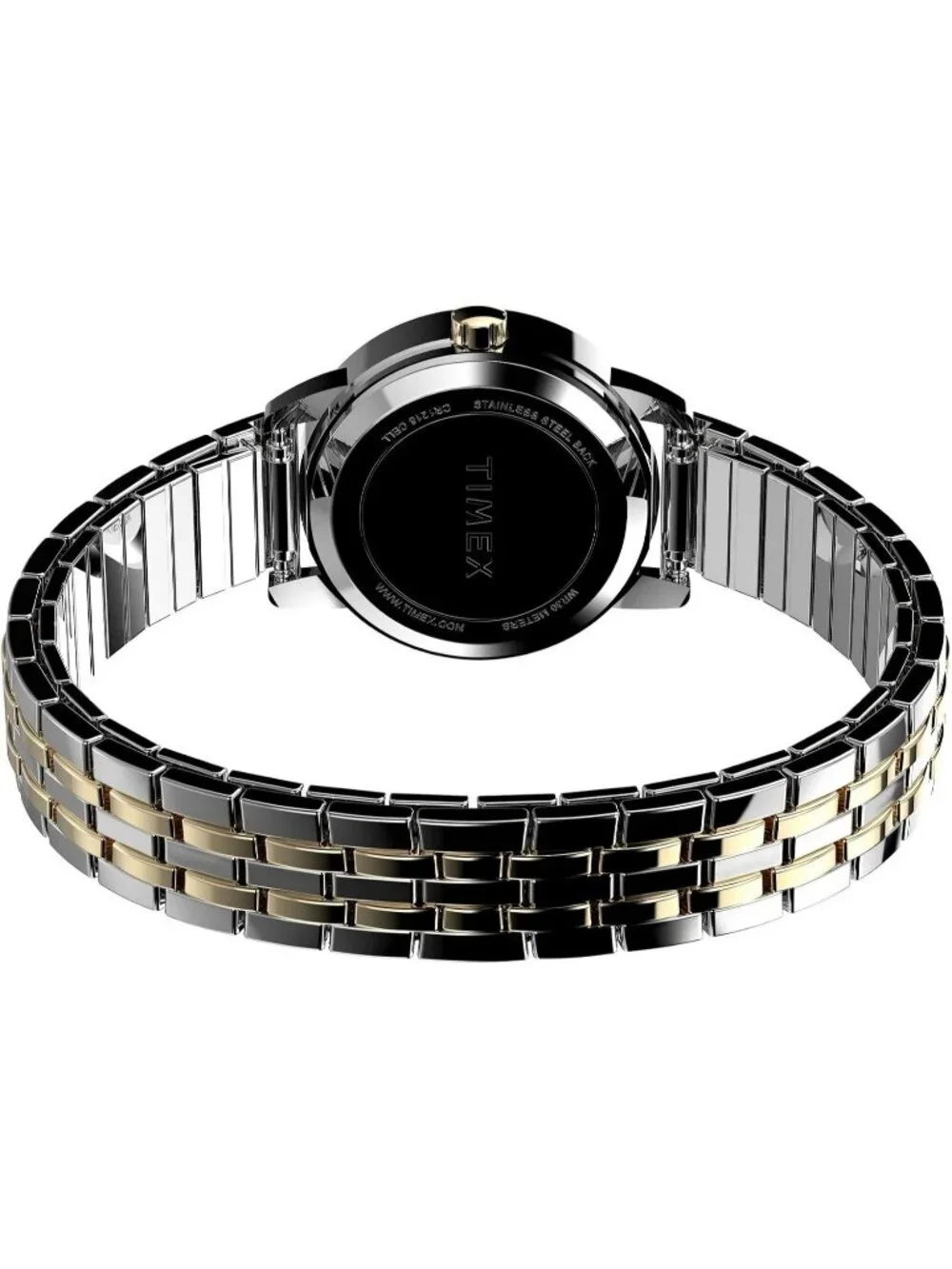 Women's Silver Gold Analog Quartz Solid Easy Reader Classic Bracelet Wrist Watch