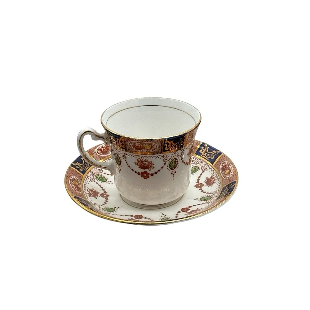 VTG 1939-45 Colclough Imari‎ 6699 Service For 6 Teacup/Saucer